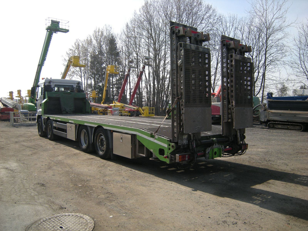 MAN 35.400, Zanner Plateau, Rampen, Winde - Xe tải kéo: hình 4 MAN 35.400, Zanner Plateau, Rampen, Winde - Xe tải kéo: hình 4