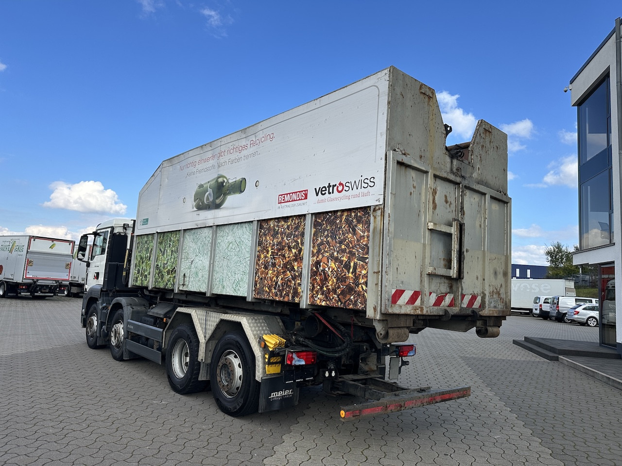 MAN TGS 35.400 8x2 Intarder PK 16502 Glasmulde - Xe tải nâng móc, Xe cẩu tự hành: hình 4 MAN TGS 35.400 8x2 Intarder PK 16502 Glasmulde - Xe tải nâng móc, Xe cẩu tự hành: hình 4