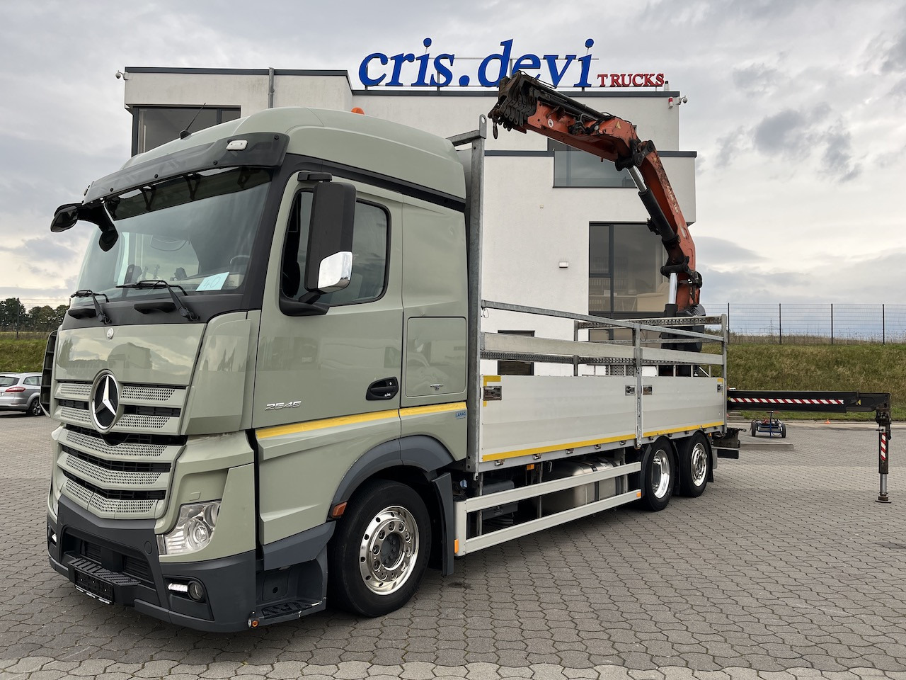 Mercedes-Benz Actros 2545 6x2 Atlas 265-A6 Lenk- Liftachse - Xe tải thùng lửng/ Phẳng, Xe cẩu tự hành: hình 1 Mercedes-Benz Actros 2545 6x2 Atlas 265-A6 Lenk- Liftachse - Xe tải thùng lửng/ Phẳng, Xe cẩu tự hành: hình 1