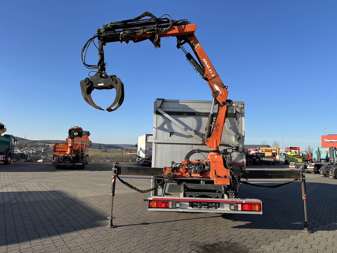 Mercedes-Benz Atego 1529 4x2 Atlas 57.3-A2 Kadaverkipper - Xe cẩu tự hành, Xe ben: hình 3 Mercedes-Benz Atego 1529 4x2 Atlas 57.3-A2 Kadaverkipper - Xe cẩu tự hành, Xe ben: hình 3