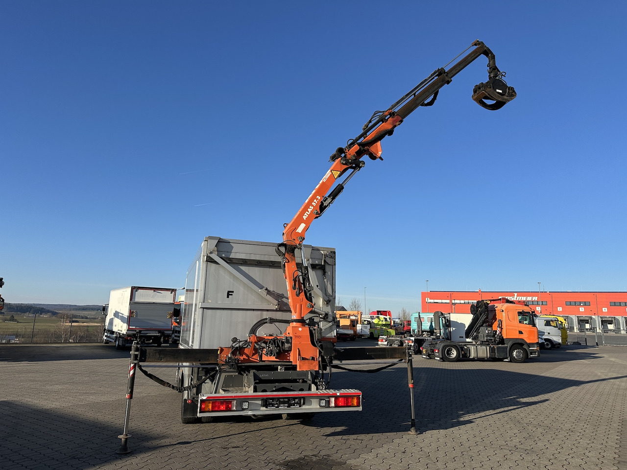 Mercedes-Benz Atego 1529 4x2 Atlas 57.3-A2 Kadaverkipper - Xe cẩu tự hành, Xe ben: hình 4 Mercedes-Benz Atego 1529 4x2 Atlas 57.3-A2 Kadaverkipper - Xe cẩu tự hành, Xe ben: hình 4