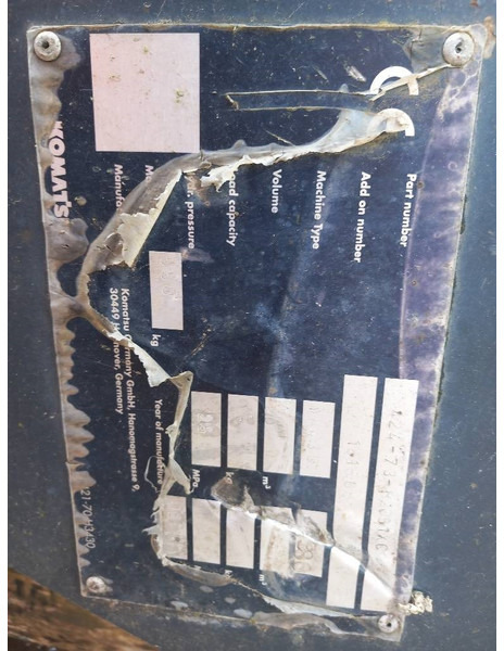 Komatsu WA380-8 Quick coupler & Bucket - Gầu cho Máy móc xây dựng: hình 5 Komatsu WA380-8 Quick coupler & Bucket - Gầu cho Máy móc xây dựng: hình 5