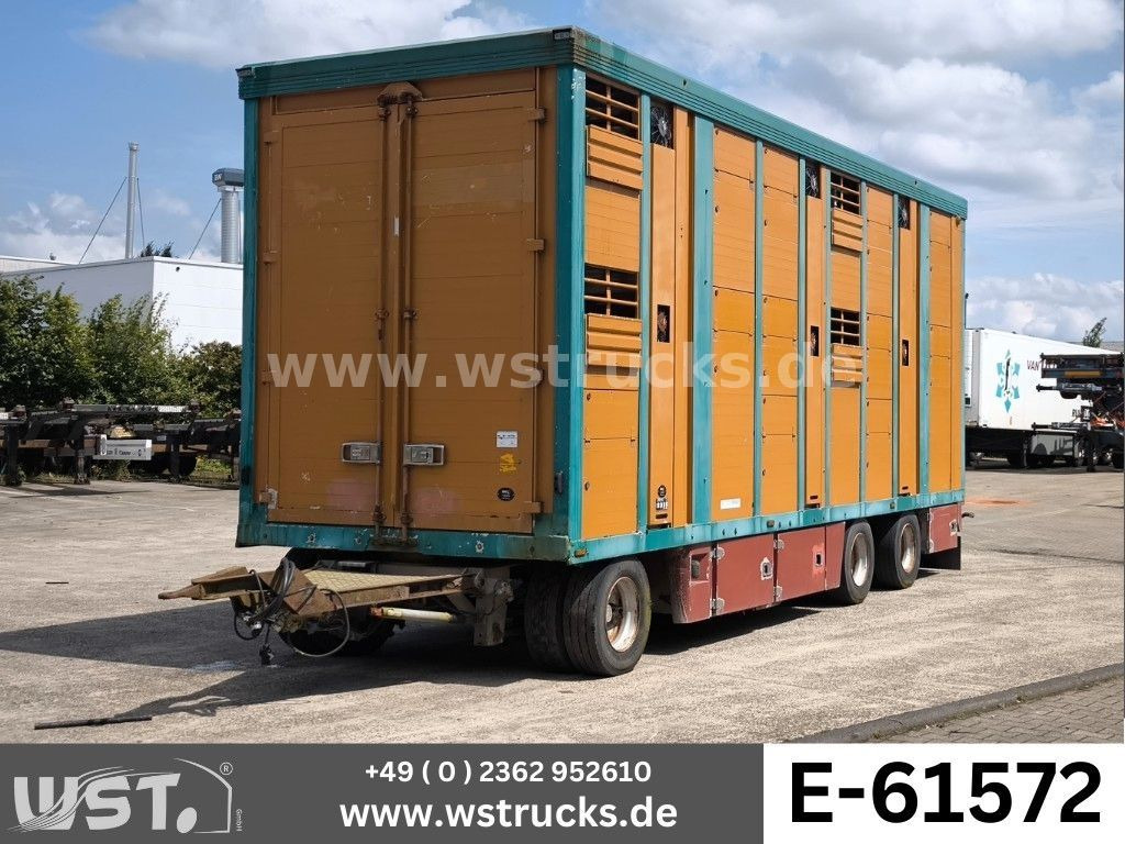 Menke-Janzen Menke 2 Stock Vollalu 8 m Hubdach Viehanhänger - Rơ moóc chở gia súc: hình 1 Menke-Janzen Menke 2 Stock Vollalu 8 m Hubdach Viehanhänger - Rơ moóc chở gia súc: hình 1