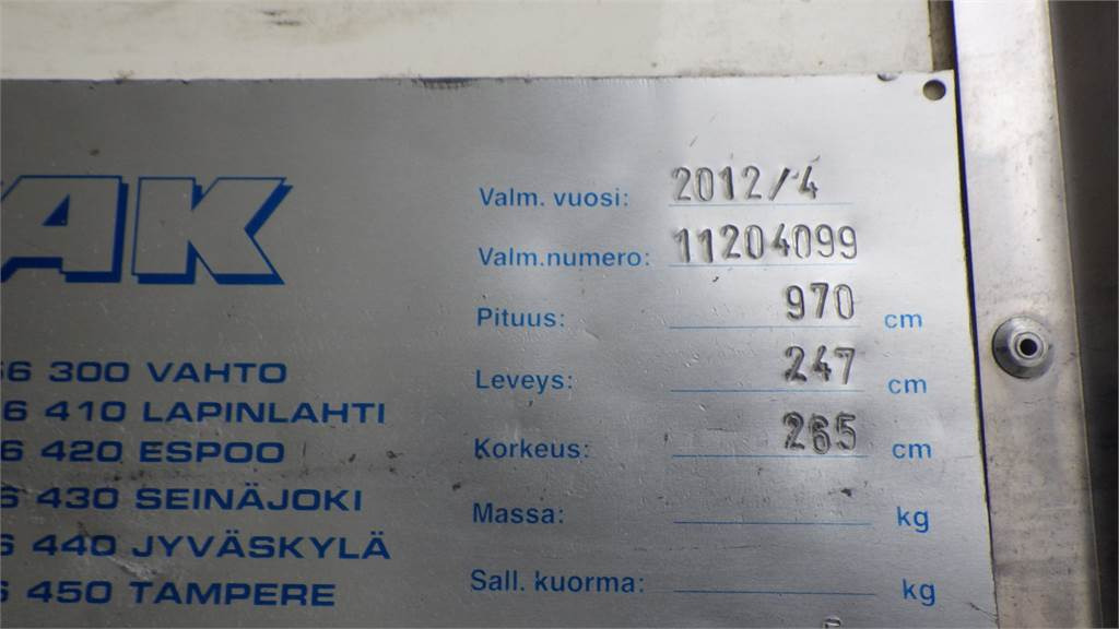 Mercedes-Benz ANTOS 2540 L/6x2 VAK FRC Umpikori - Xe tải đẳng nhiệt: hình 5 Mercedes-Benz ANTOS 2540 L/6x2 VAK FRC Umpikori - Xe tải đẳng nhiệt: hình 5