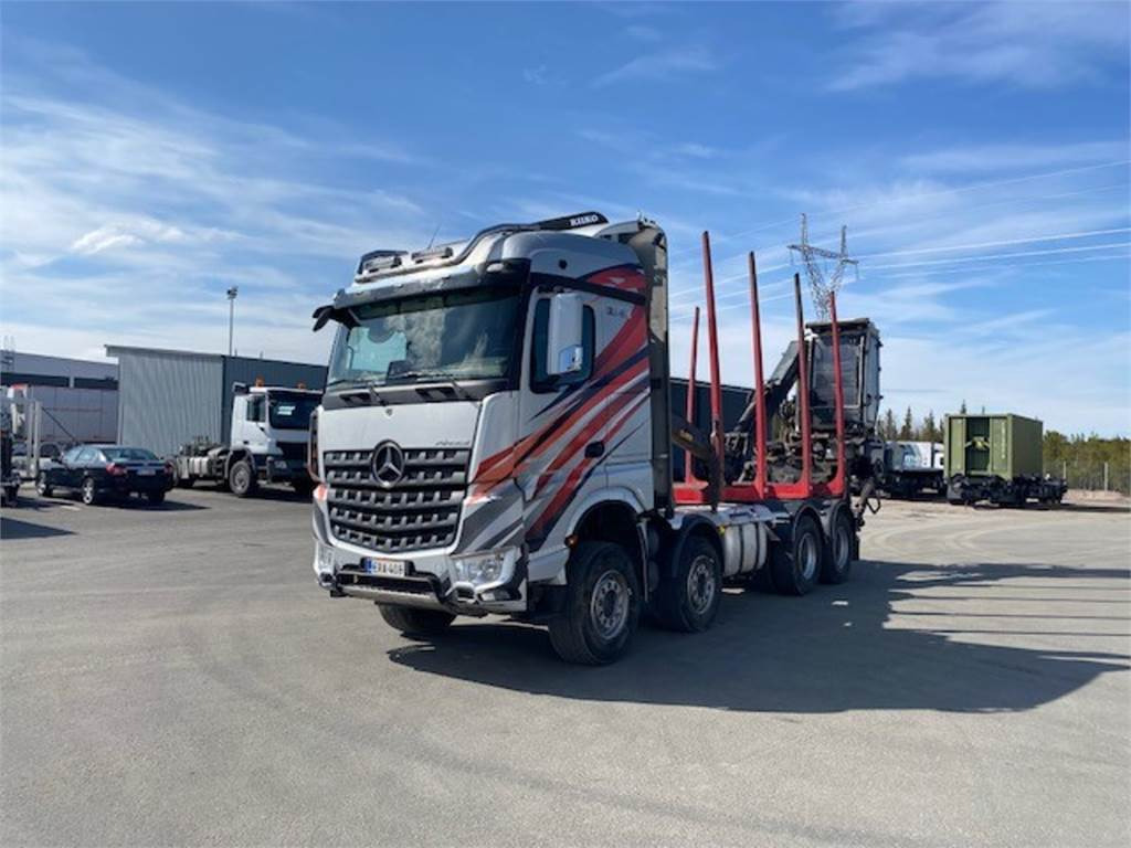 Mercedes-Benz AROCS 3763 8x4/4 Riikonen puuvarustus - Xe chở gỗ: hình 1 Mercedes-Benz AROCS 3763 8x4/4 Riikonen puuvarustus - Xe chở gỗ: hình 1