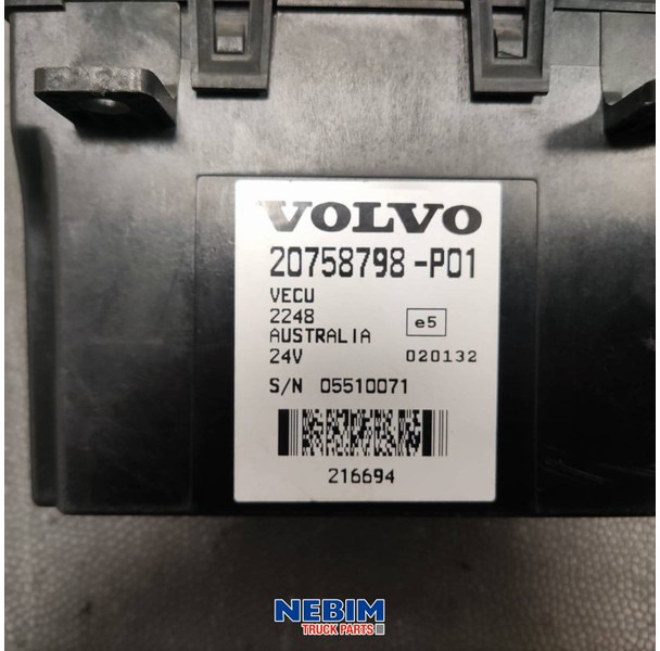 Volvo Volvo - 20758798 - Regeleenheid VECU - Phụ tùng cho Xe tải: hình 3 Volvo Volvo - 20758798 - Regeleenheid VECU - Phụ tùng cho Xe tải: hình 3