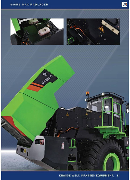 Máy xúc lật bánh lốp mới LIUGONG 856 HE vollelektrisch, 21.000 kg, 3.5 cbm: hình 11
