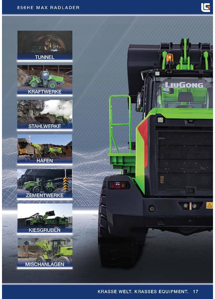 Máy xúc lật bánh lốp mới LIUGONG 856 HE vollelektrisch, 21.000 kg, 3.5 cbm: hình 17