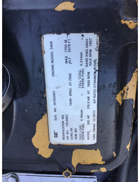 Caterpillar 3408C 9ER-1308403 USED - Động cơ cho Máy móc xây dựng: hình 5 Caterpillar 3408C 9ER-1308403 USED - Động cơ cho Máy móc xây dựng: hình 5