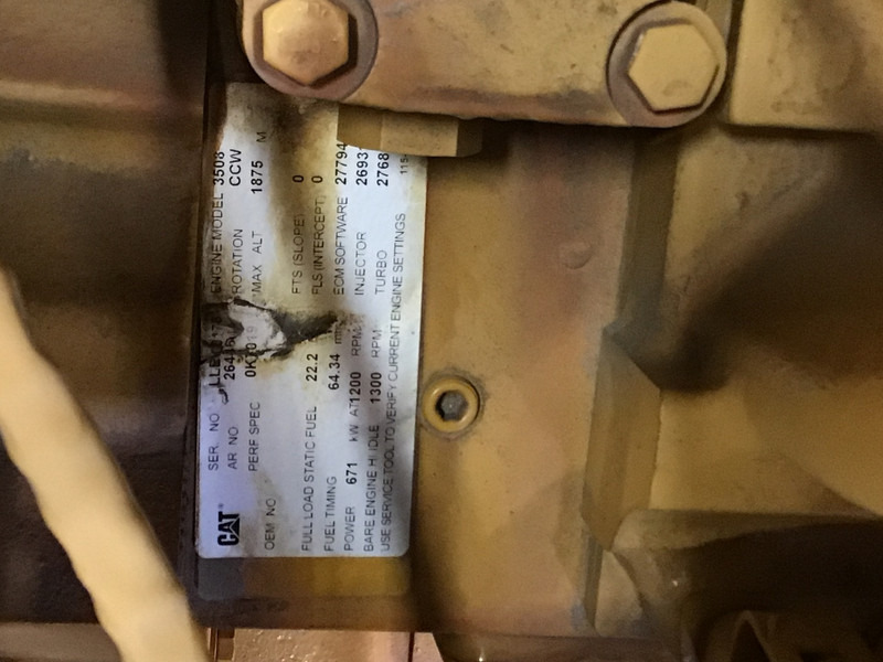 Caterpillar 3508C LLE-2644644 USED - Động cơ: hình 5 Caterpillar 3508C LLE-2644644 USED - Động cơ: hình 5