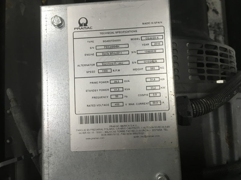 Deutz BF4L2011 GENERATOR 40KVA NEW - Bộ phát điện: hình 5 Deutz BF4L2011 GENERATOR 40KVA NEW - Bộ phát điện: hình 5