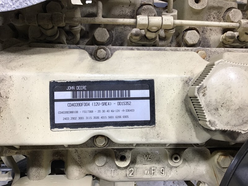 Bộ phát điện KOHLER FOR JOHN DEERE CD4039 DF004 GENERATOR 33KVA USED: hình 9