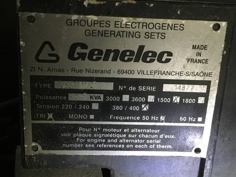 Bộ phát điện Lombardini LDW 2004 GENERATOR 20 KVA USED: hình 7