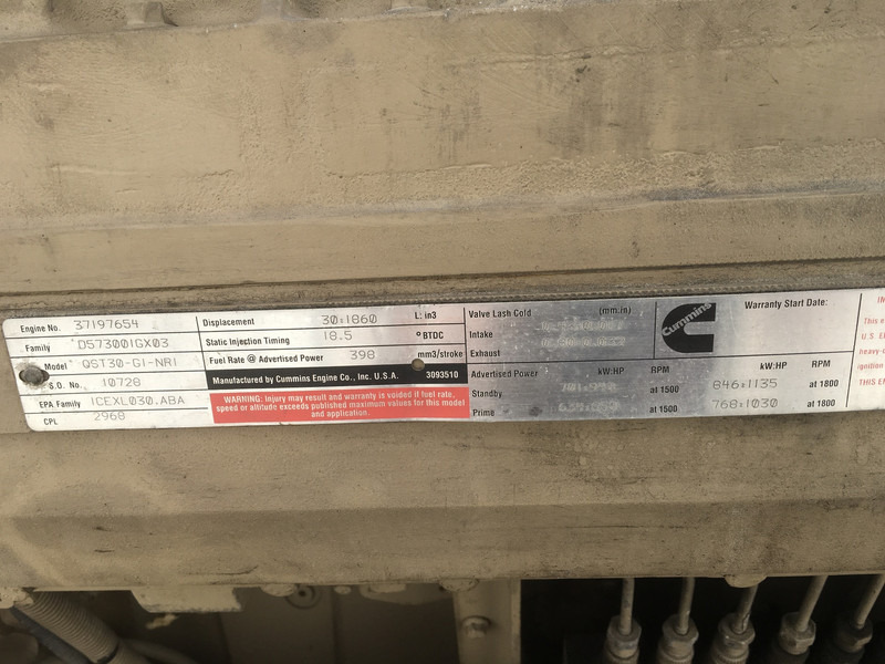 Cummins QST30 USED - Máy móc xây dựng: hình 5 Cummins QST30 USED - Máy móc xây dựng: hình 5