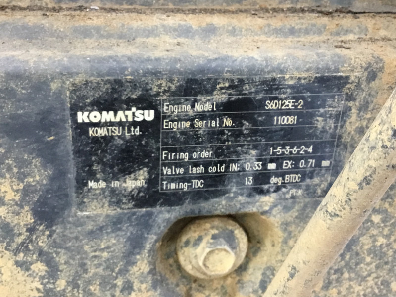 Máy móc xây dựng Komatsu S6D125E-2 FOR PARTS: hình 6