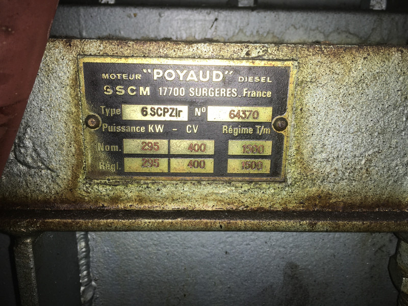 Máy móc xây dựng Poyaud Diesel OYAUD DIESEL 6 SCPZLR USED: hình 6