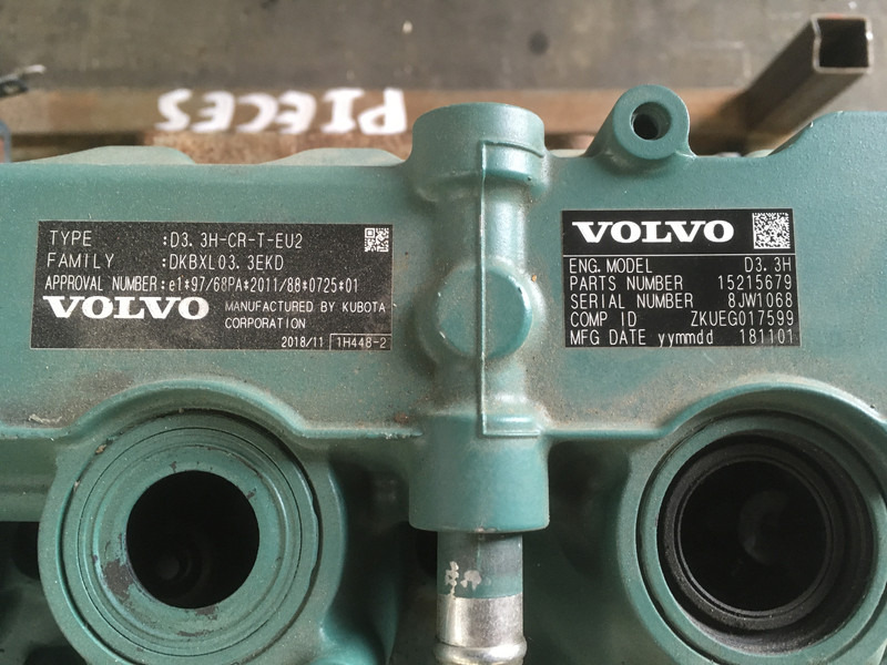Máy móc xây dựng mới Volvo D3.3H FOR PARTS: hình 6
