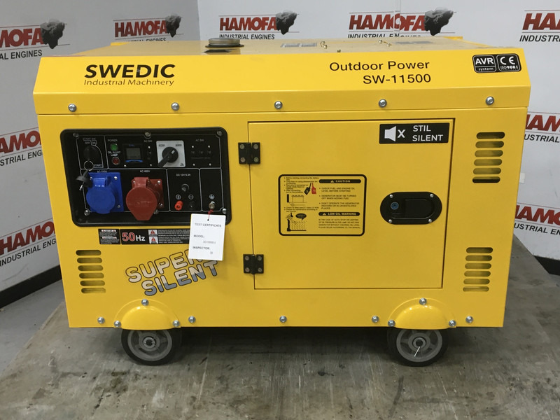 SWEDIC SW-11500 GENERATOR 10KVA NEW - Bộ phát điện: hình 1 SWEDIC SW-11500 GENERATOR 10KVA NEW - Bộ phát điện: hình 1