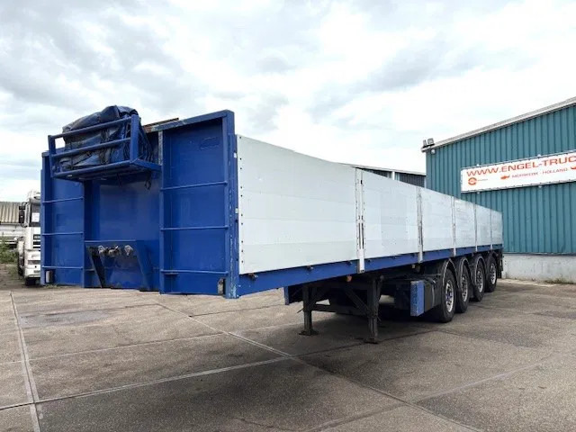 Kwb KWB P-504-STI-H 4-AXLE FLATBED TRAILER (SAF AXLES / 2x STEERING AXLE / 2x LIFT-AXLE / ALUMINIUM SIDE BORDS /ABS-EBS) - Sơ mi rơ moóc thùng lửng/ Phẳng: hình 1 Kwb KWB P-504-STI-H 4-AXLE FLATBED TRAILER (SAF AXLES / 2x STEERING AXLE / 2x LIFT-AXLE / ALUMINIUM SIDE BORDS /ABS-EBS) - Sơ mi rơ moóc thùng lửng/ Phẳng: hình 1