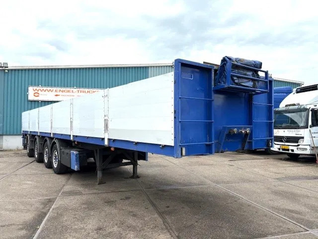 Kwb KWB P-504-STI-H 4-AXLE FLATBED TRAILER (SAF AXLES / 2x STEERING AXLE / 2x LIFT-AXLE / ALUMINIUM SIDE BORDS /ABS-EBS) - Sơ mi rơ moóc thùng lửng/ Phẳng: hình 2 Kwb KWB P-504-STI-H 4-AXLE FLATBED TRAILER (SAF AXLES / 2x STEERING AXLE / 2x LIFT-AXLE / ALUMINIUM SIDE BORDS /ABS-EBS) - Sơ mi rơ moóc thùng lửng/ Phẳng: hình 2
