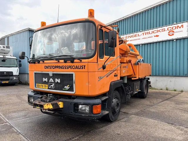 MAN F 15.192 (6-CILINDER) WITH GEESINK VACUUM TANK (MANUAL GEARBOX / P.T.O.) ORIGINAL DUTCH TRUCK - Xe tải chân không: hình 1 MAN F 15.192 (6-CILINDER) WITH GEESINK VACUUM TANK (MANUAL GEARBOX / P.T.O.) ORIGINAL DUTCH TRUCK - Xe tải chân không: hình 1