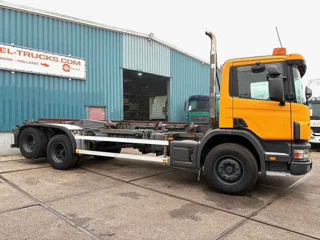 Scania P114-340 6x2 WITH MULTILIFT CONTAINERSYSTEM ONLY 80.500 KM!! ORIGINAL (10 TIRES / FULL STEEL SUSPENSION / 12 GEARS MANUAL GEARBO - Xe chở container/ Xe tải hoán đổi thân: hình 4 Scania P114-340 6x2 WITH MULTILIFT CONTAINERSYSTEM ONLY 80.500 KM!! ORIGINAL (10 TIRES / FULL STEEL SUSPENSION / 12 GEARS MANUAL GEARBO - Xe chở container/ Xe tải hoán đổi thân: hình 4
