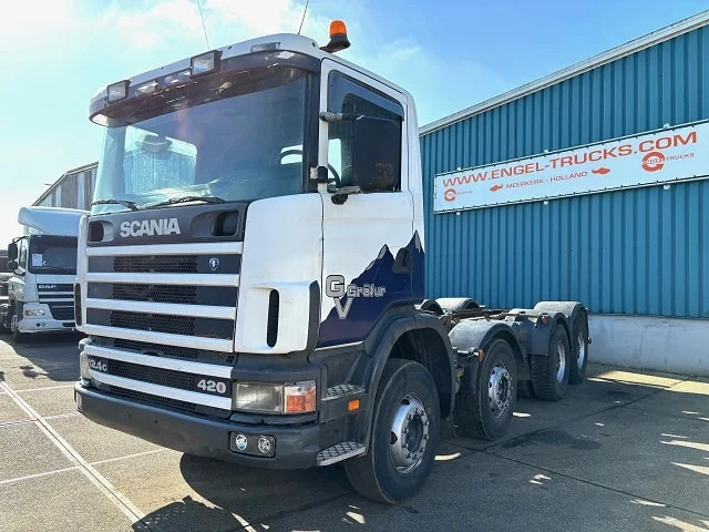 Scania R124-420 C 8x4 FULL STEEL CHASSIS (EURO 3 / FULL STEEL SUSPENSION / REDUCTION AXLES / GRS900 GEARBOX) - Xe tải khung gầm: hình 1 Scania R124-420 C 8x4 FULL STEEL CHASSIS (EURO 3 / FULL STEEL SUSPENSION / REDUCTION AXLES / GRS900 GEARBOX) - Xe tải khung gầm: hình 1