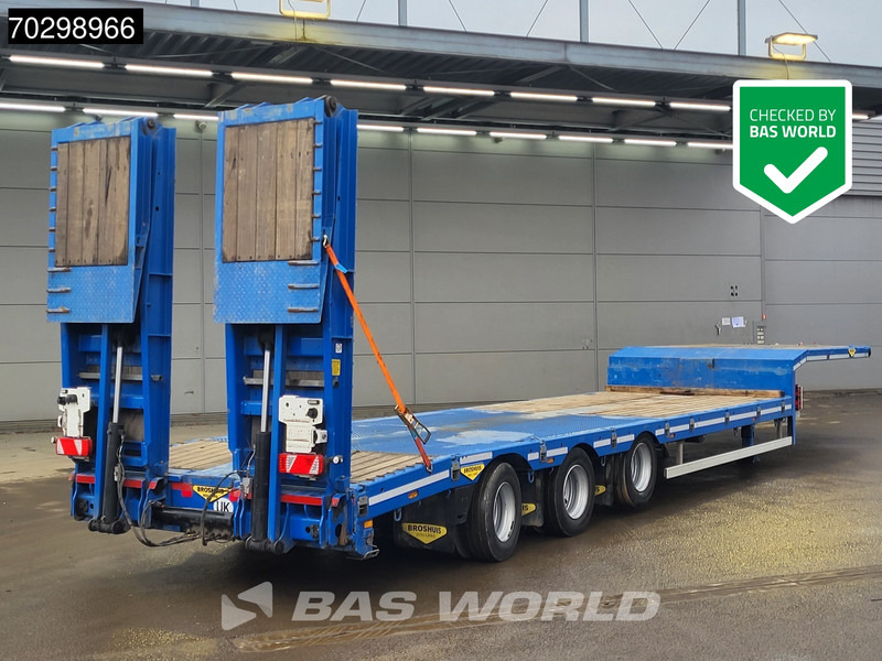 Broshuis 3ASD-18-30/0 Lift + Steering Axle Hydraulic Ramps - Sơ mi rơ moóc thùng thấp: hình 1 Broshuis 3ASD-18-30/0 Lift + Steering Axle Hydraulic Ramps - Sơ mi rơ moóc thùng thấp: hình 1