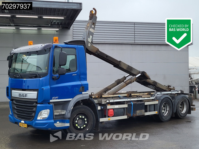DAF CF 400 6X2 VDL S-21-6200 Hooklift Lift Axle Automatic ACC Euro 6 - Xe tải nâng móc: hình 1 DAF CF 400 6X2 VDL S-21-6200 Hooklift Lift Axle Automatic ACC Euro 6 - Xe tải nâng móc: hình 1