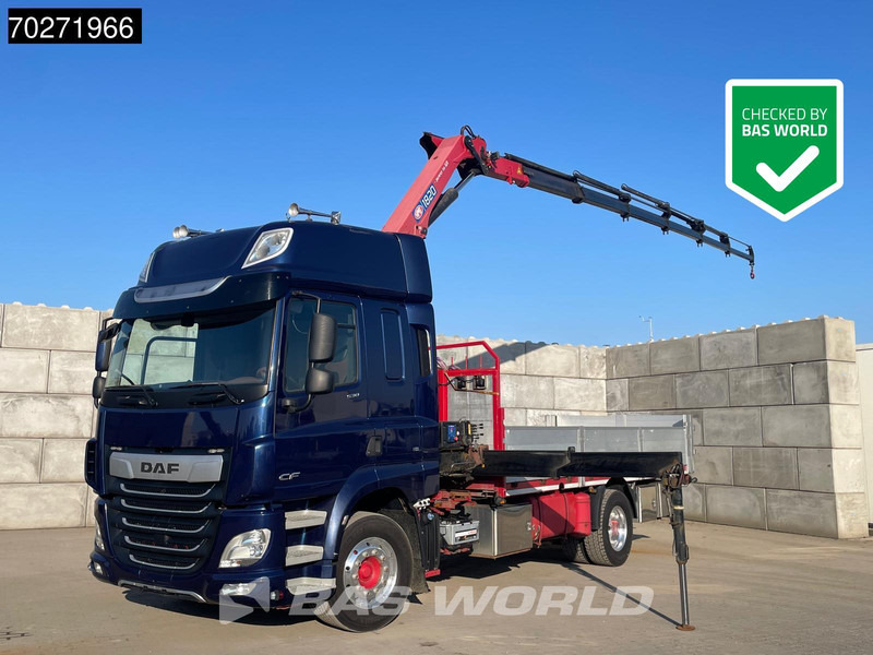 DAF CF 530 4X2 HMF 1820-RC Kran Crane Retarder Space cab Euro 6 - Xe tải thùng lửng/ Phẳng, Xe cẩu tự hành: hình 1 DAF CF 530 4X2 HMF 1820-RC Kran Crane Retarder Space cab Euro 6 - Xe tải thùng lửng/ Phẳng, Xe cẩu tự hành: hình 1