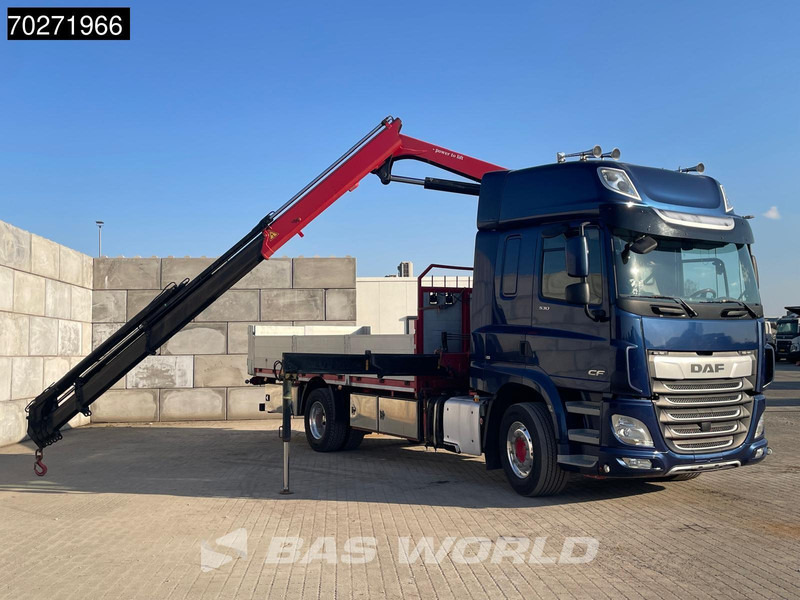 DAF CF 530 4X2 HMF 1820-RC Kran Crane Retarder Space cab Euro 6 - Xe tải thùng lửng/ Phẳng, Xe cẩu tự hành: hình 5 DAF CF 530 4X2 HMF 1820-RC Kran Crane Retarder Space cab Euro 6 - Xe tải thùng lửng/ Phẳng, Xe cẩu tự hành: hình 5