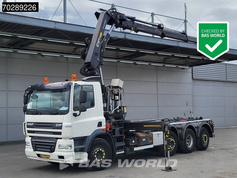 DAF CF85.360 8X2 NL-Truck HIAB 211 E-3 Hipro Crane HIAB XR21S Hooklift Lift+steering Axle Automatic Euro 5 - Xe tải nâng móc, Xe cẩu tự hành: hình 5 DAF CF85.360 8X2 NL-Truck HIAB 211 E-3 Hipro Crane HIAB XR21S Hooklift Lift+steering Axle Automatic Euro 5 - Xe tải nâng móc, Xe cẩu tự hành: hình 5