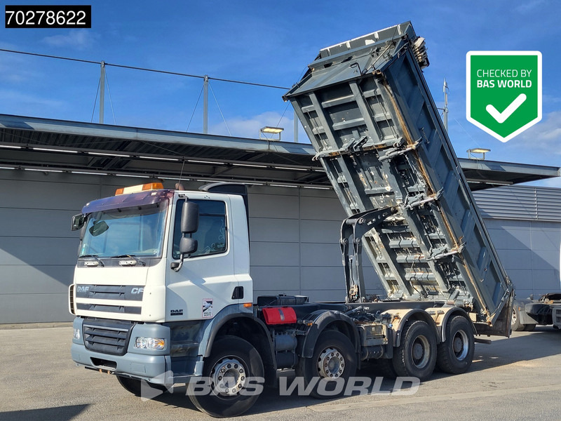 DAF CF85.410 8X4 13m3 Meiller 2-side tipper Big-Axle steel suspension Automatic Euro 4 - Xe ben: hình 1 DAF CF85.410 8X4 13m3 Meiller 2-side tipper Big-Axle steel suspension Automatic Euro 4 - Xe ben: hình 1