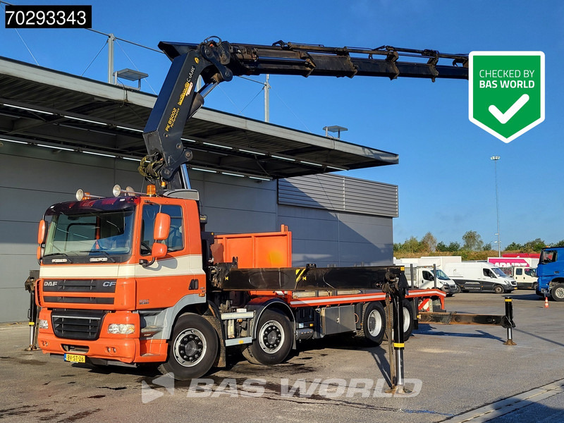 DAF CF85.460 8X4 NL-Truck Palfinger PK 85002 Crane Big-Axle Manual Euro 5 - Xe tải thùng lửng/ Phẳng, Xe cẩu tự hành: hình 1 DAF CF85.460 8X4 NL-Truck Palfinger PK 85002 Crane Big-Axle Manual Euro 5 - Xe tải thùng lửng/ Phẳng, Xe cẩu tự hành: hình 1