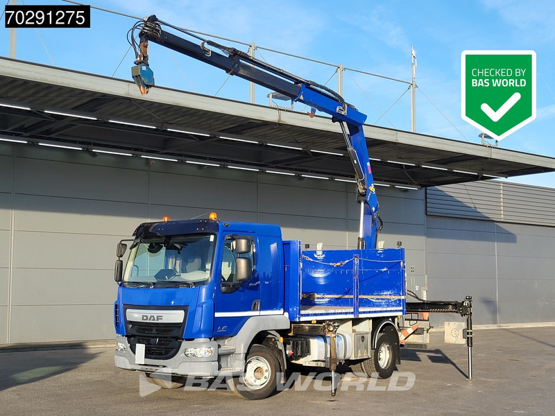 DAF LF 260 LF 4X2 HIAB 111 B-2 HIDUO Crane Automatic ACC Euro 6 - Xe tải thùng lửng/ Phẳng, Xe cẩu tự hành: hình 1 DAF LF 260 LF 4X2 HIAB 111 B-2 HIDUO Crane Automatic ACC Euro 6 - Xe tải thùng lửng/ Phẳng, Xe cẩu tự hành: hình 1