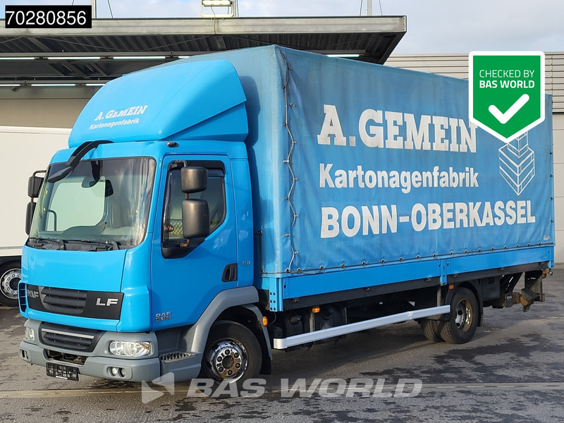 DAF LF45.160 4X2 7.5tonner Manual 1500kg Ladebordwand Euro 5 - Xe tải thùng mui bạt: hình 1 DAF LF45.160 4X2 7.5tonner Manual 1500kg Ladebordwand Euro 5 - Xe tải thùng mui bạt: hình 1