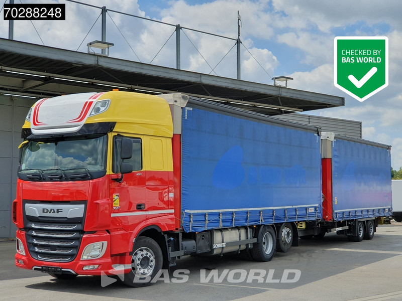 DAF XF 450 6X2 Combi Lift Axle ACC Euro 6 - Xe tải thùng mui bạt: hình 1 DAF XF 450 6X2 Combi Lift Axle ACC Euro 6 - Xe tải thùng mui bạt: hình 1