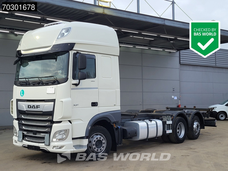 DAF XF 480 6X2 FAN Retarder Lift+Steering Axle Full Air Euro 6 - Xe chở container/ Xe tải hoán đổi thân: hình 1 DAF XF 480 6X2 FAN Retarder Lift+Steering Axle Full Air Euro 6 - Xe chở container/ Xe tải hoán đổi thân: hình 1