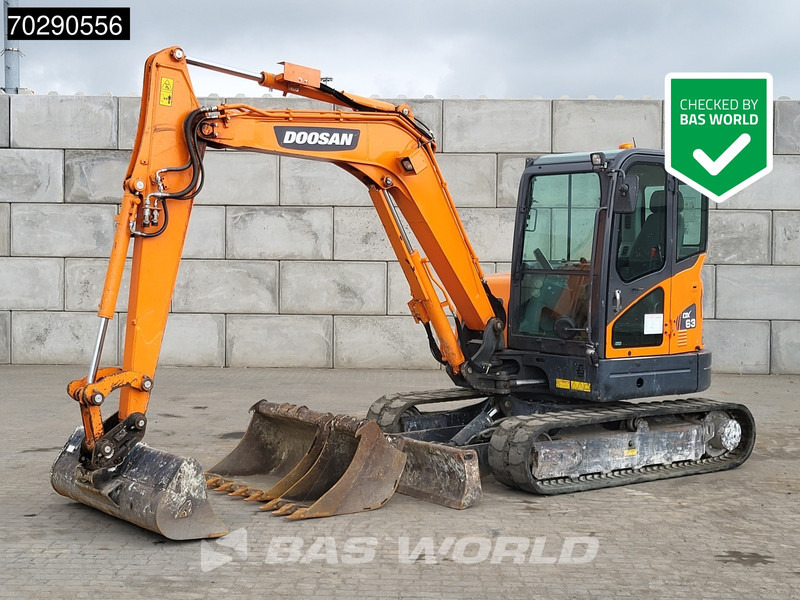 Doosan DX63-3 - Máy xúc mini: hình 1 Doosan DX63-3 - Máy xúc mini: hình 1