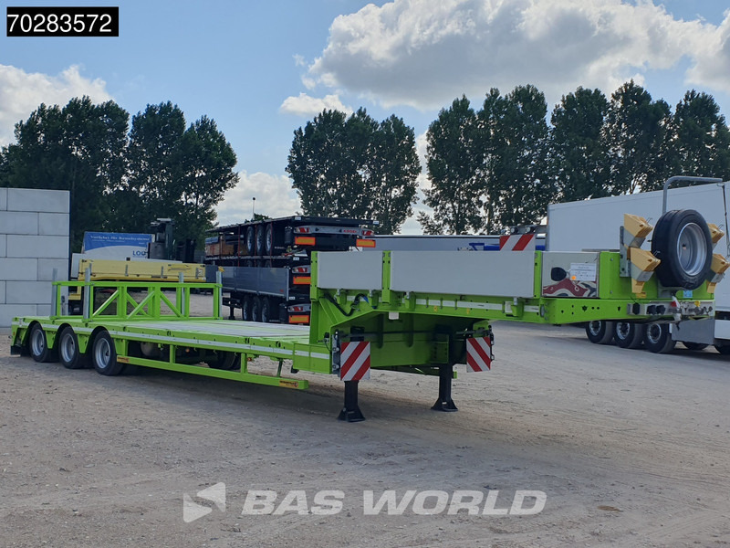 Faymonville F-S43-1AAF 3 axles Extendable Twistlocks 3x Hydraulic Steering Galvanised - Sơ mi rơ moóc thùng thấp: hình 3 Faymonville F-S43-1AAF 3 axles Extendable Twistlocks 3x Hydraulic Steering Galvanised - Sơ mi rơ moóc thùng thấp: hình 3