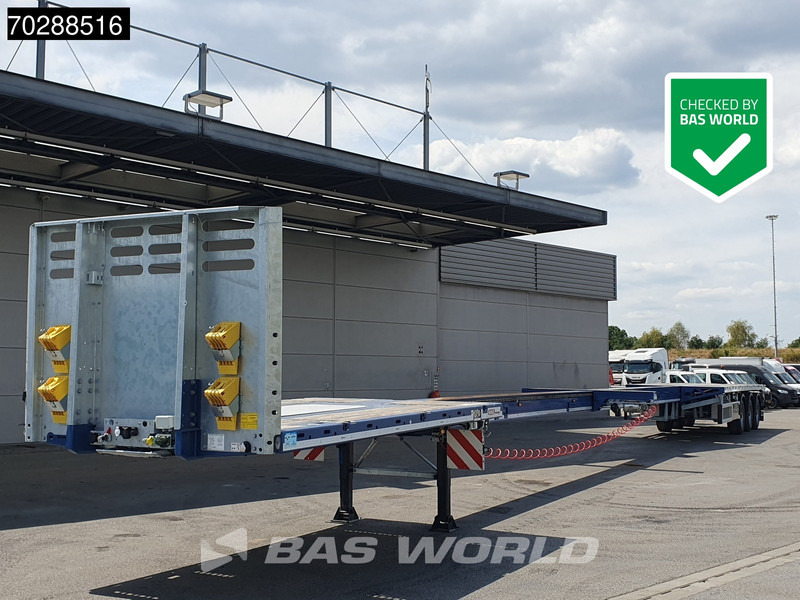 Faymonville MAX210-Z-3AA-13.60-22.5-2.54 3 axles 29M 2x extendable 3x steering axle twistlocks - Sơ mi rơ moóc thùng lửng/ Phẳng: hình 1 Faymonville MAX210-Z-3AA-13.60-22.5-2.54 3 axles 29M 2x extendable 3x steering axle twistlocks - Sơ mi rơ moóc thùng lửng/ Phẳng: hình 1