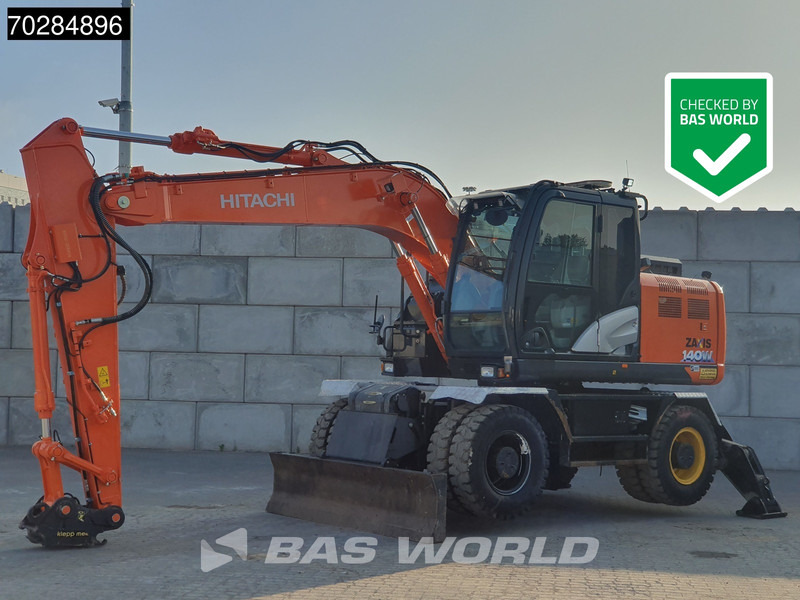 Hitachi ZX140W -6 OUTRIGGERS + BLADE - Máy xúc bánh lốp: hình 1 Hitachi ZX140W -6 OUTRIGGERS + BLADE - Máy xúc bánh lốp: hình 1