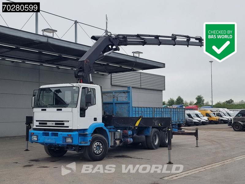 Iveco EuroTrakker 310 6X4 Palfinger PK36002 Kran Crane Manual Big-Axle Euro 3 - Xe tải thùng lửng/ Phẳng, Xe cẩu tự hành: hình 1 Iveco EuroTrakker 310 6X4 Palfinger PK36002 Kran Crane Manual Big-Axle Euro 3 - Xe tải thùng lửng/ Phẳng, Xe cẩu tự hành: hình 1
