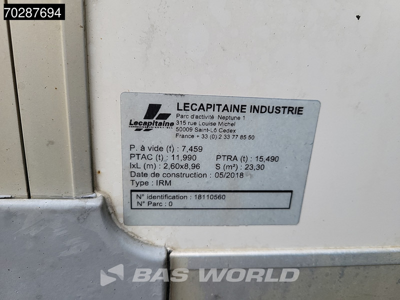 Xe tải đông lạnh Iveco Eurocargo 120LE220 4X2 12tonner Carrier Supra 750 cooler Meat hang Manual Euro 6: hình 15