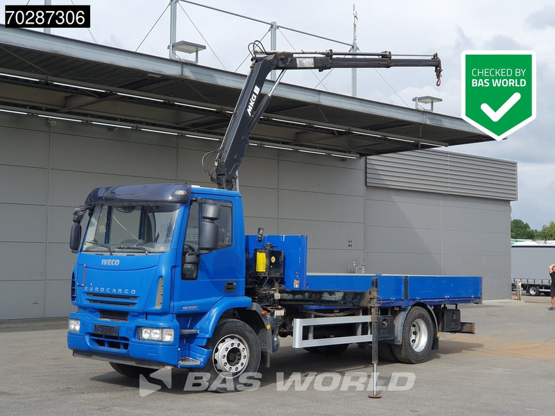 Iveco Eurocargo 180E250 4X2 18tonner MKG-HLK66 Crane Kran Manual Euro 5 - Xe tải thùng lửng/ Phẳng, Xe cẩu tự hành: hình 1 Iveco Eurocargo 180E250 4X2 18tonner MKG-HLK66 Crane Kran Manual Euro 5 - Xe tải thùng lửng/ Phẳng, Xe cẩu tự hành: hình 1