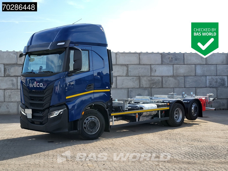 Iveco S-Way 500 6X2 NEW! BDF Lift+steering Axle Automatic Standklima Navi ACC Euro 6 - Xe chở container/ Xe tải hoán đổi thân: hình 1 Iveco S-Way 500 6X2 NEW! BDF Lift+steering Axle Automatic Standklima Navi ACC Euro 6 - Xe chở container/ Xe tải hoán đổi thân: hình 1
