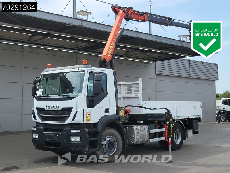 Iveco Stralis 310 4X2 Palfinger PK12002 EH Kran Crane Rotator Automatic Full Steel Euro 6 - Xe tải thùng lửng/ Phẳng, Xe cẩu tự hành: hình 1 Iveco Stralis 310 4X2 Palfinger PK12002 EH Kran Crane Rotator Automatic Full Steel Euro 6 - Xe tải thùng lửng/ Phẳng, Xe cẩu tự hành: hình 1