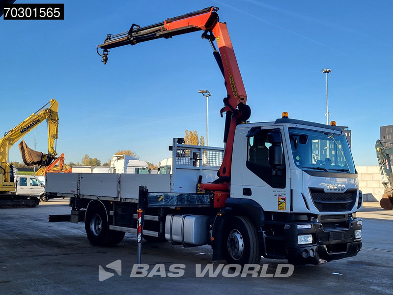 Iveco Stralis 310 4X2 Palfinger PK14002 EH Kran Crane Steel suspension Euro 6 - Xe tải thùng lửng/ Phẳng, Xe cẩu tự hành: hình 3 Iveco Stralis 310 4X2 Palfinger PK14002 EH Kran Crane Steel suspension Euro 6 - Xe tải thùng lửng/ Phẳng, Xe cẩu tự hành: hình 3