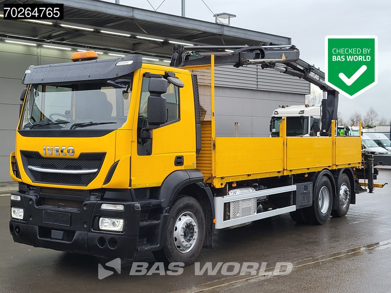 Iveco Stralis 310 6X2 RHD! Lift+Lenkachse Atlas 135.2VE-A11 Kran Crane Euro 6 - Xe tải thùng lửng/ Phẳng, Xe cẩu tự hành: hình 1 Iveco Stralis 310 6X2 RHD! Lift+Lenkachse Atlas 135.2VE-A11 Kran Crane Euro 6 - Xe tải thùng lửng/ Phẳng, Xe cẩu tự hành: hình 1