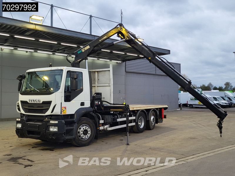 Iveco Stralis 310 Stralis 6X2 HIAB 144 BS-2 Crane Kran Lift+Steering-Axle Manual Euro 5 - Xe tải thùng lửng/ Phẳng, Xe cẩu tự hành: hình 5 Iveco Stralis 310 Stralis 6X2 HIAB 144 BS-2 Crane Kran Lift+Steering-Axle Manual Euro 5 - Xe tải thùng lửng/ Phẳng, Xe cẩu tự hành: hình 5